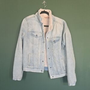 Highway Jeans Light Blue Jean Jacket with Cream Lining